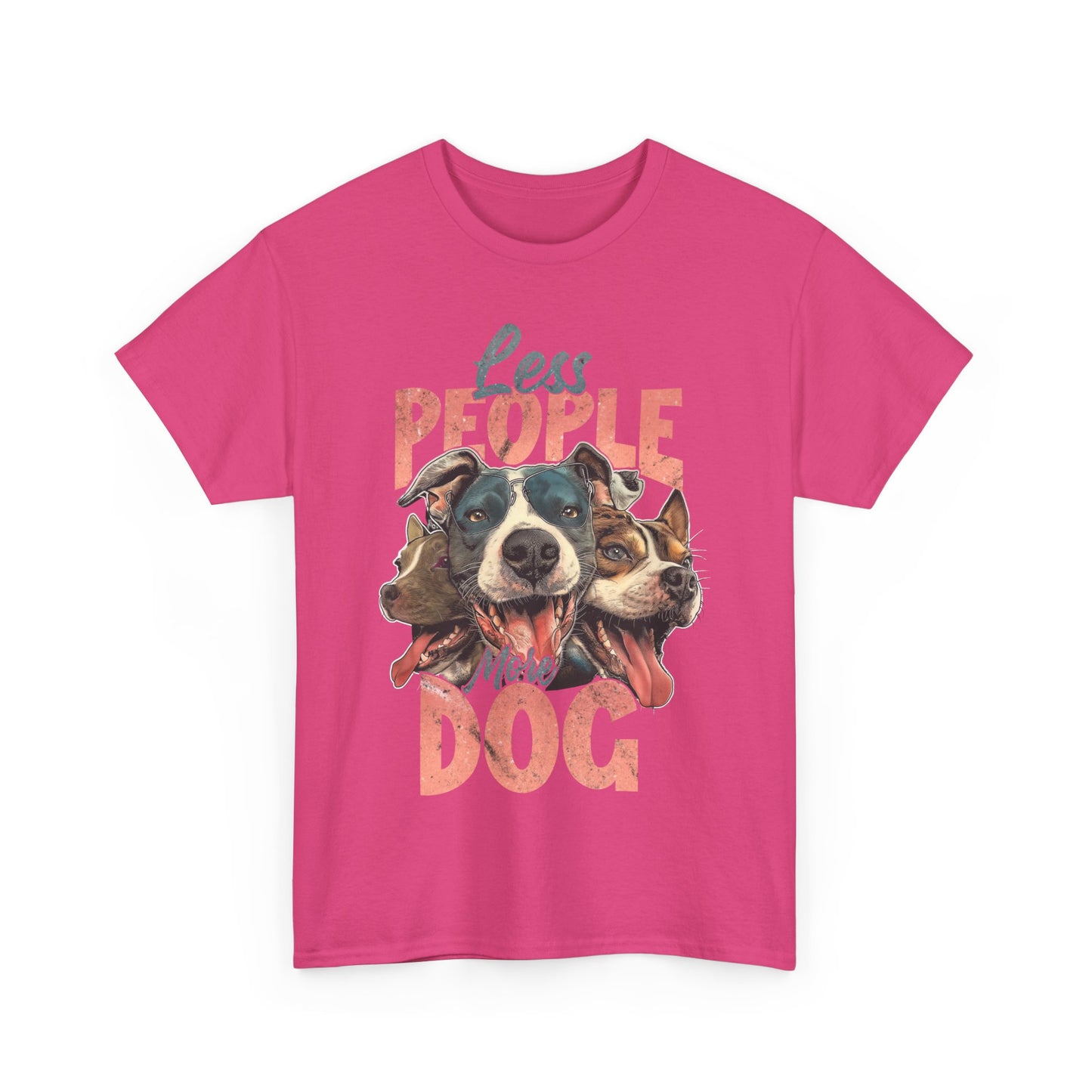 Unisex Tee - Less people More Dogs