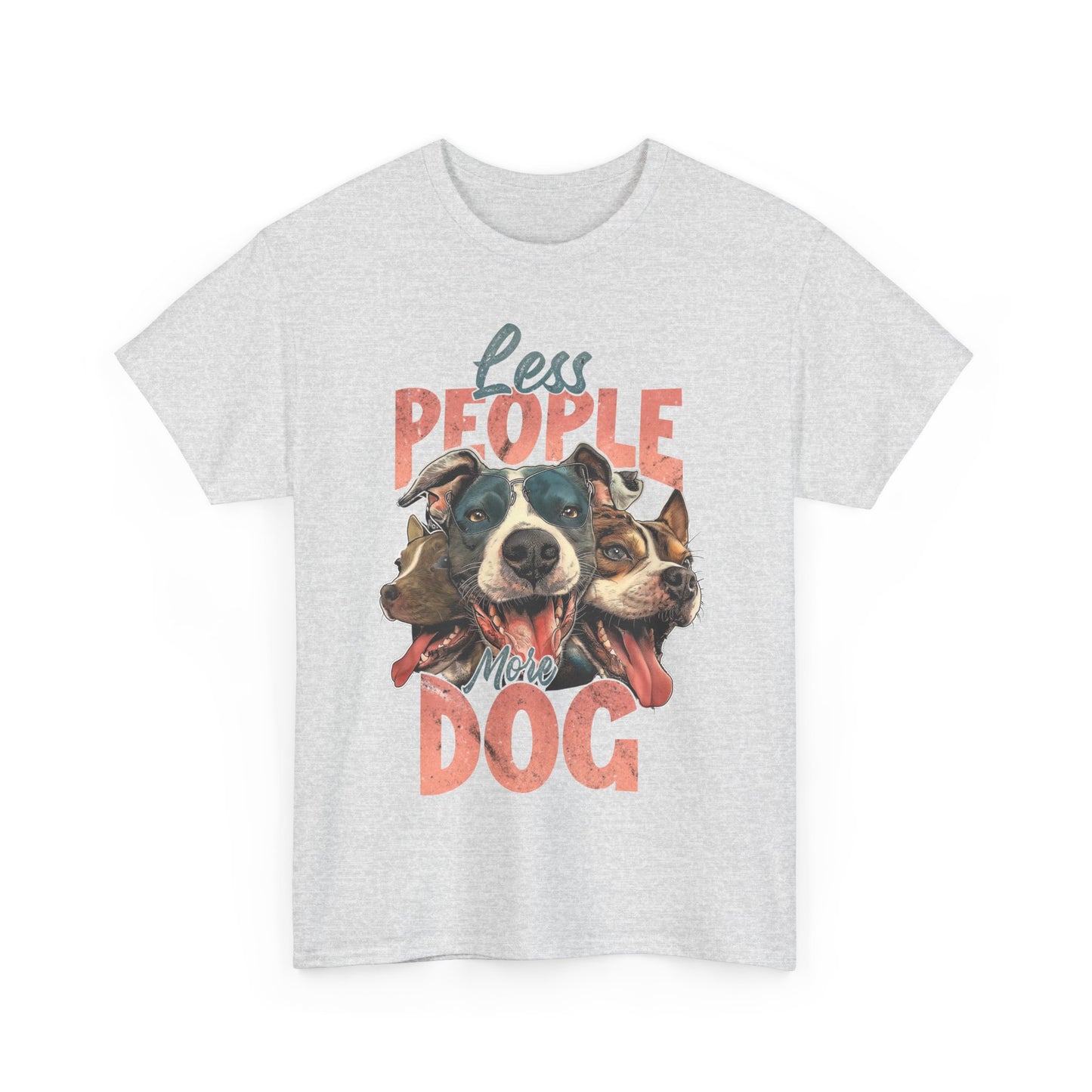 Unisex Tee - Less people More Dogs