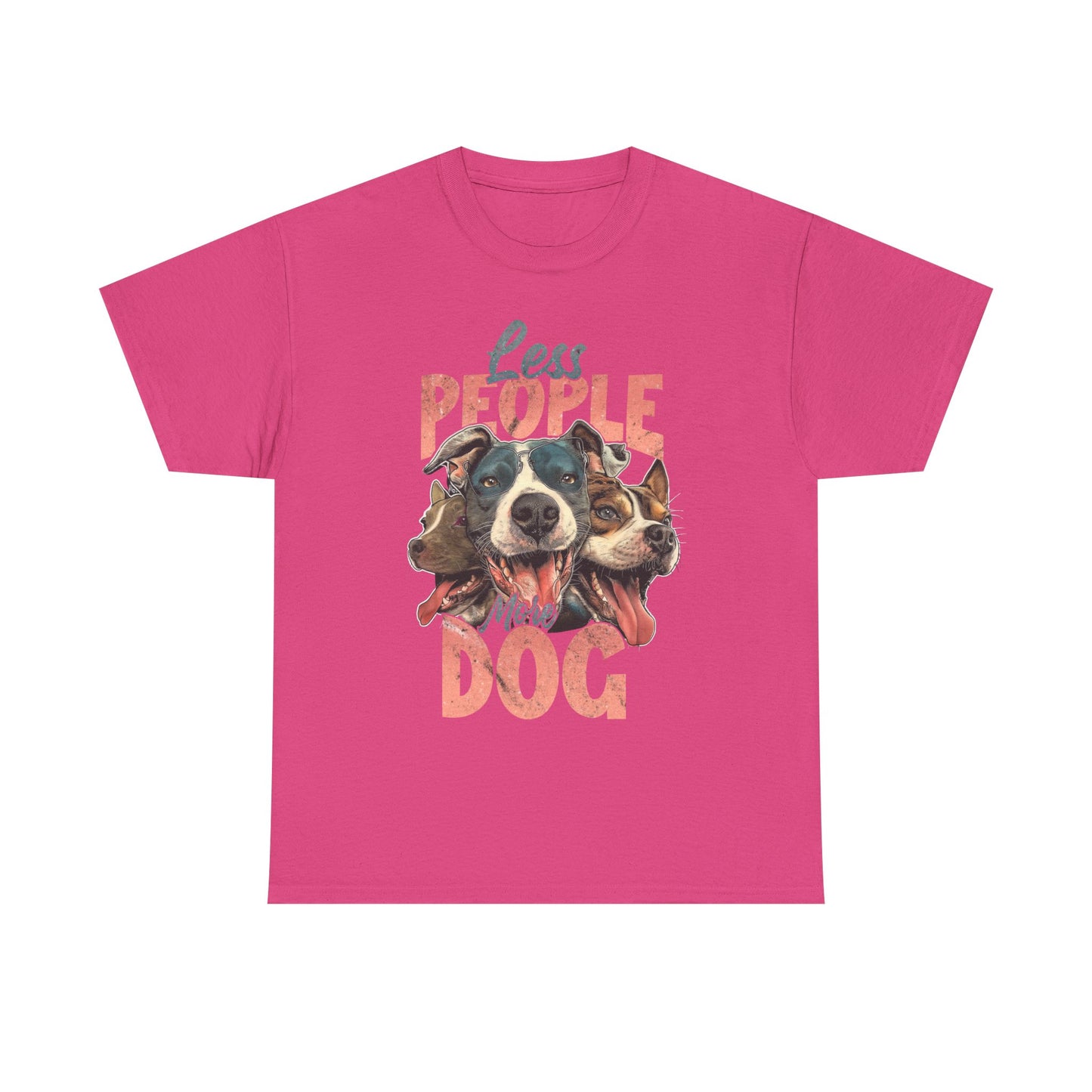 Unisex Tee - Less people More Dogs