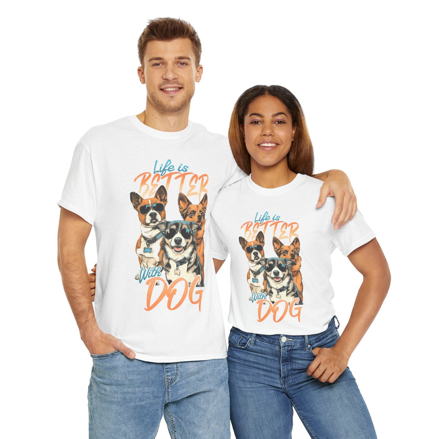 Dog Lover Tee - Life Is Better With Dog