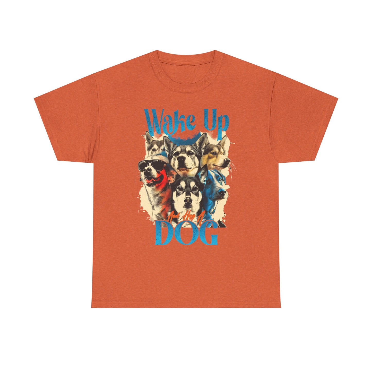 Dog Hug Tee - Wake Up And Hug a Dog Unisex Tee