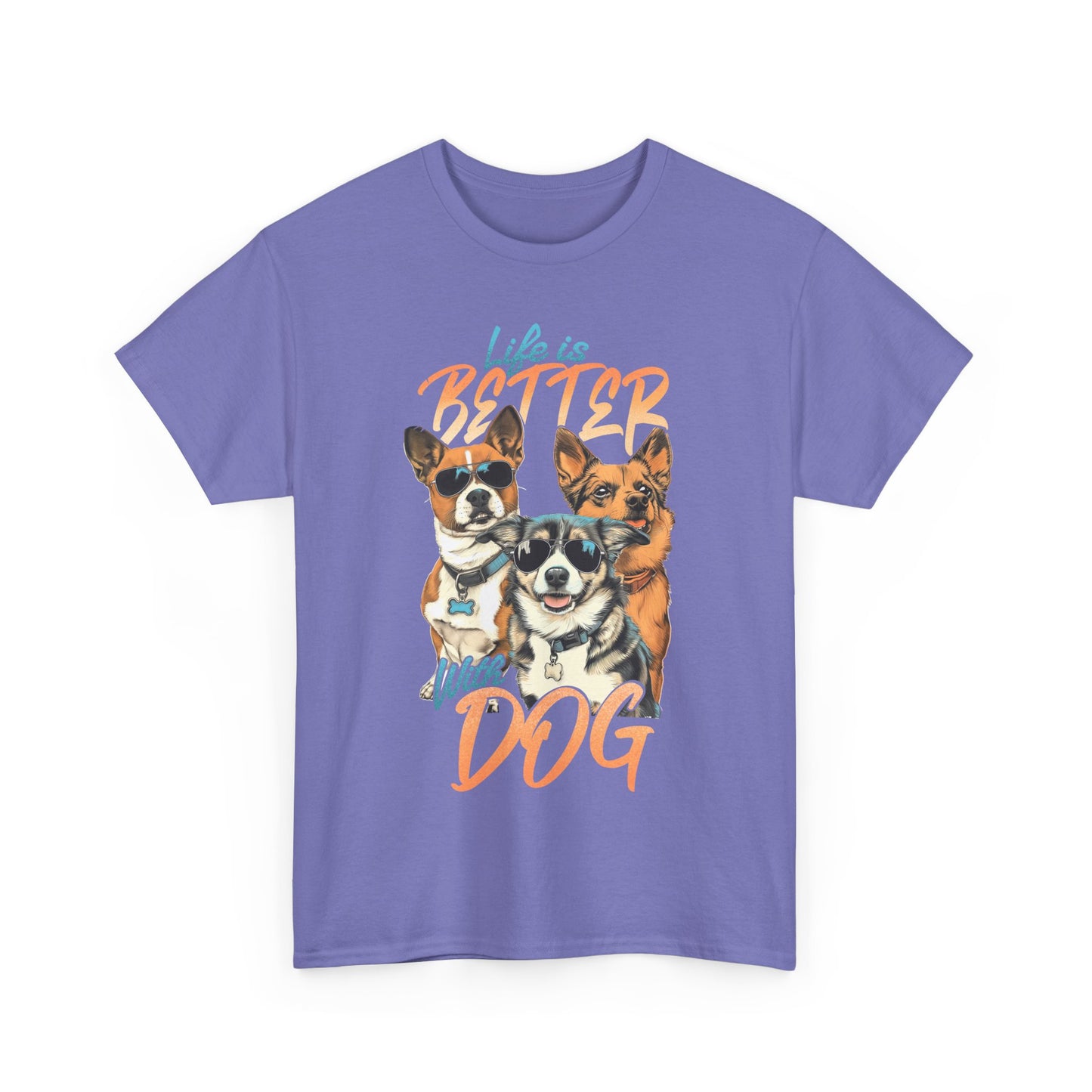 Dog Lover Tee - Life Is Better With Dog