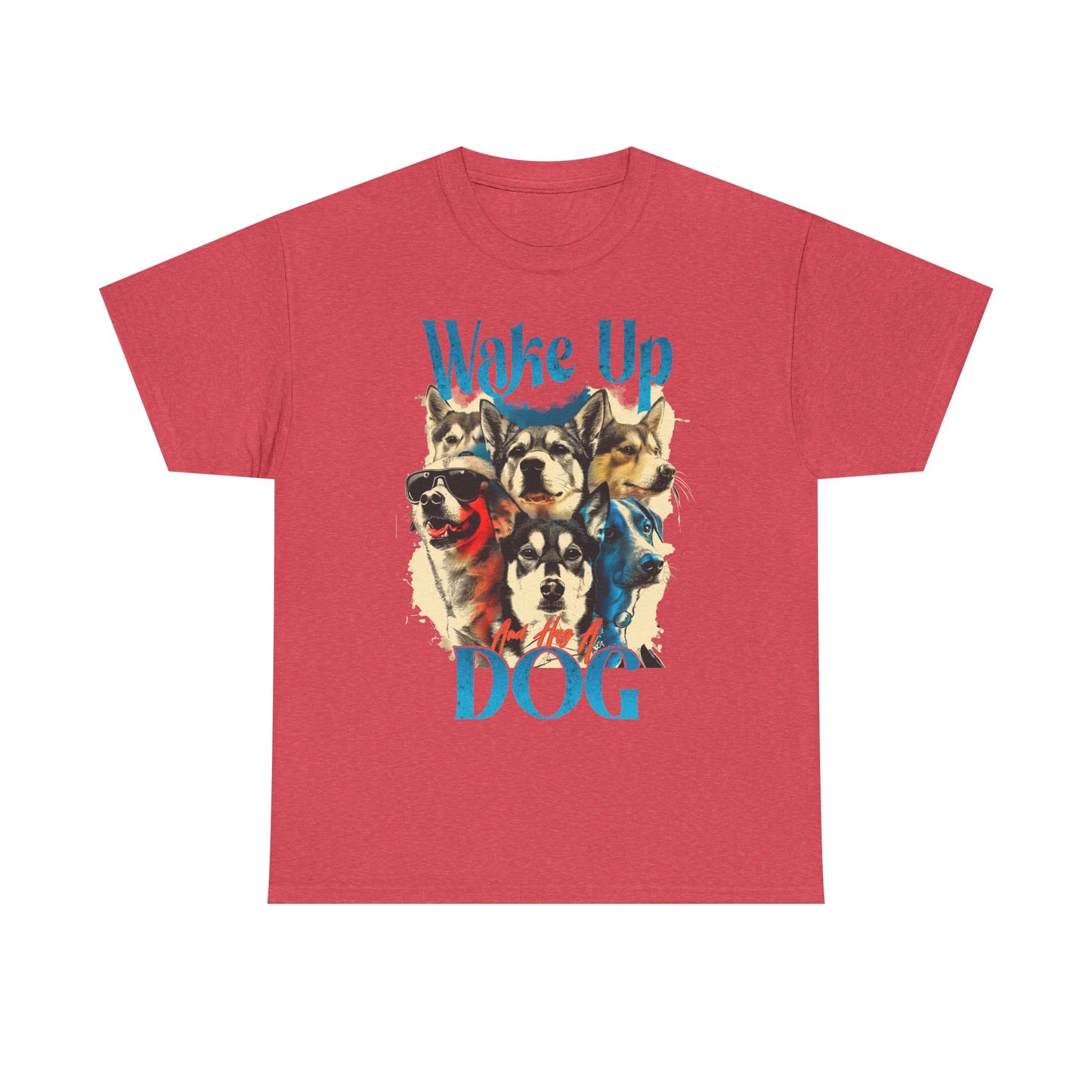 Dog Hug Tee - Wake Up And Hug a Dog Unisex Tee