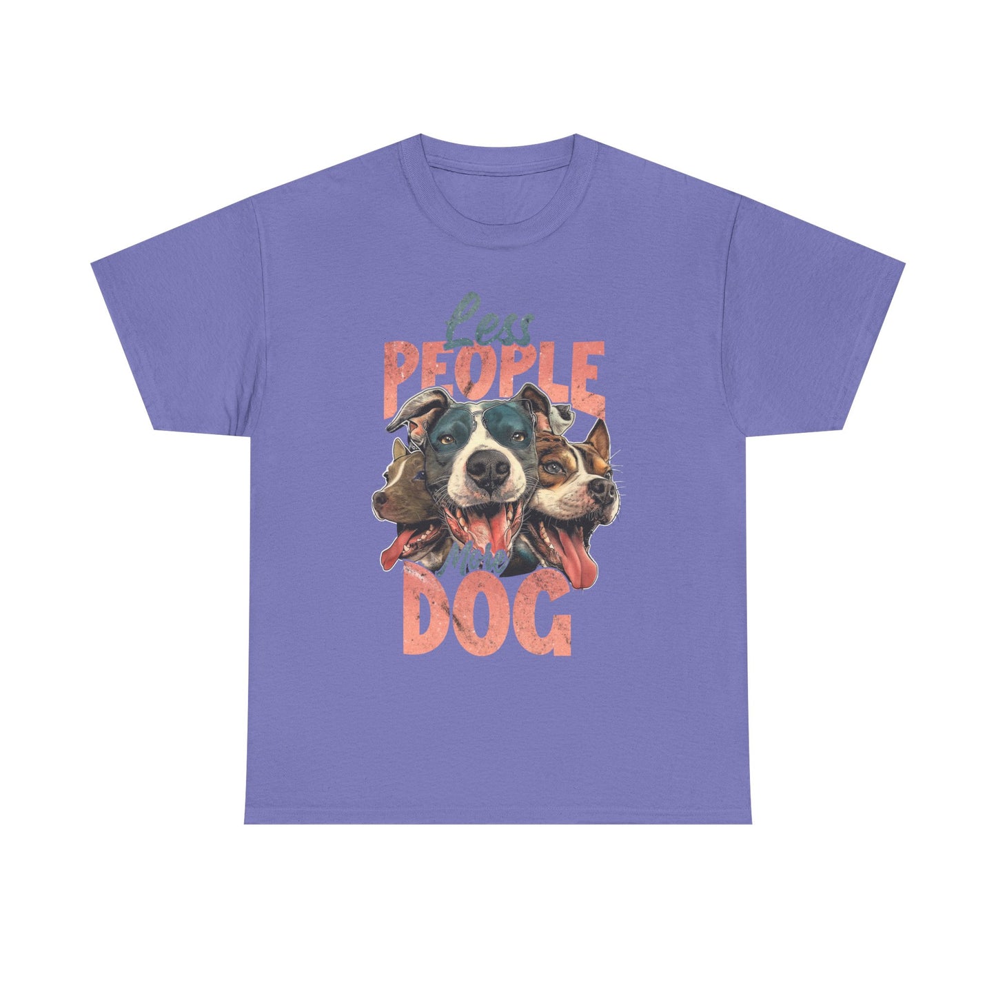 Unisex Tee - Less people More Dogs