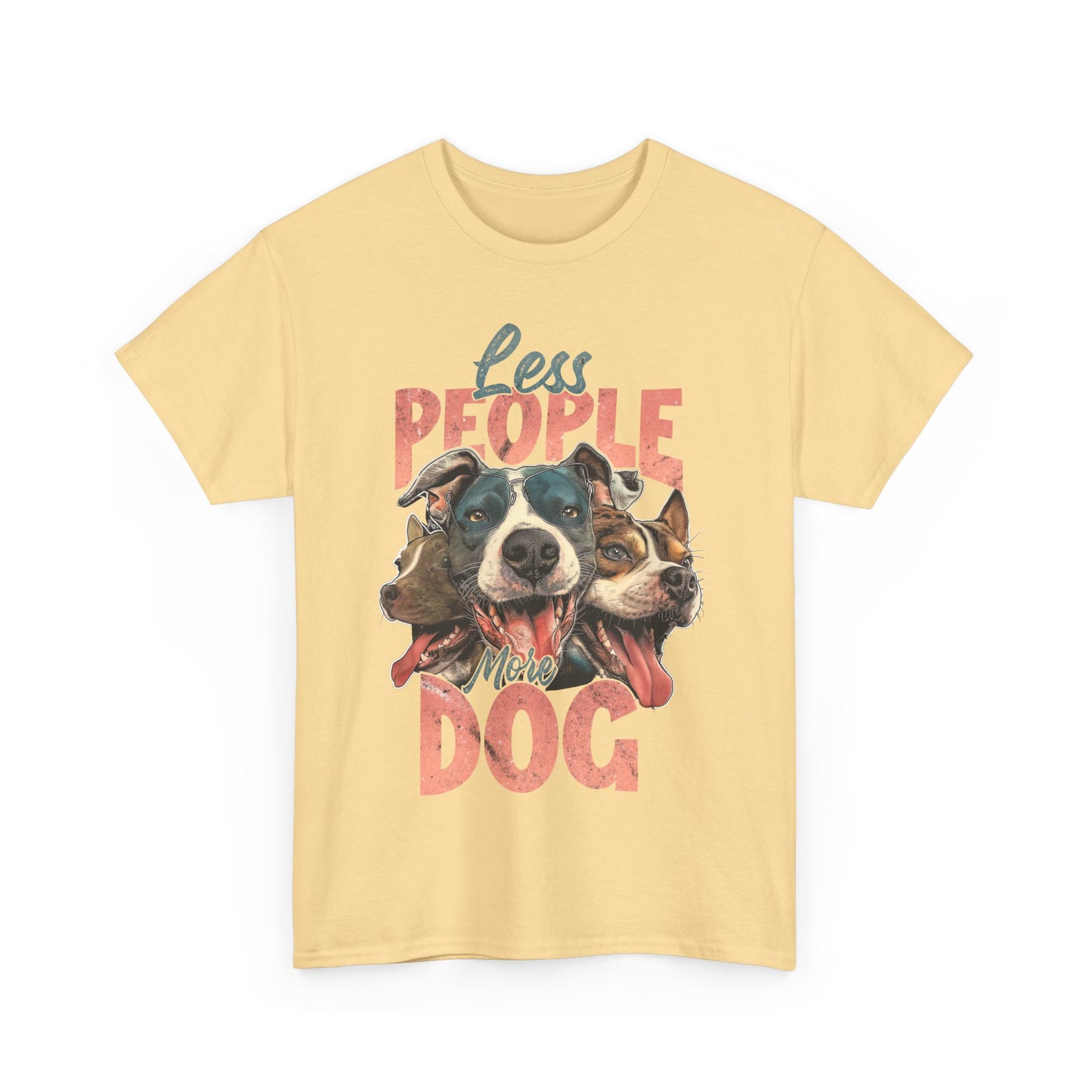 Unisex Tee - Less people More Dogs