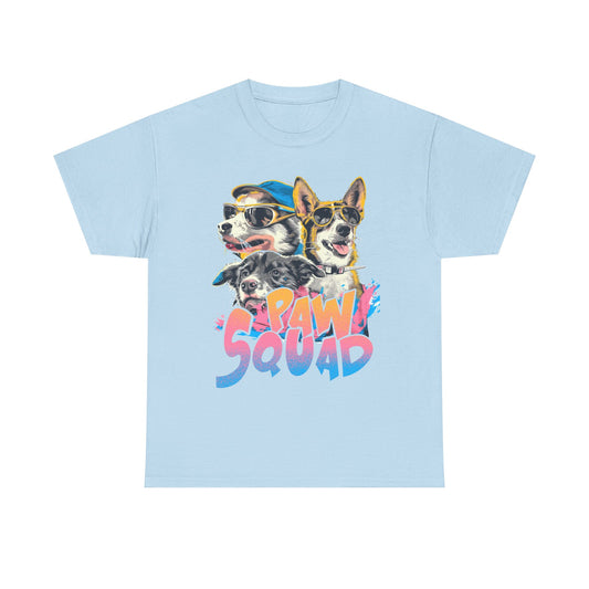 Paw Squad T-Shirt - Unisex Heavy Cotton Tee